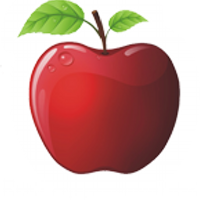 Red Apple Homes - Apple Fruit With Leaf (400x400)