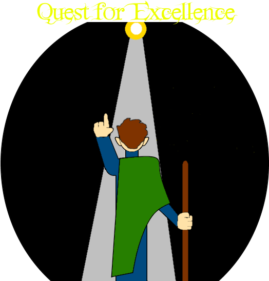 Quest For Excellence Logo By Tohokari-steel - Quest For Excellence Logo By Tohokari-steel (600x600)