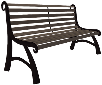 Bench Furniture Garden Park Seat Bench Ben - Bench Clipart (406x340)
