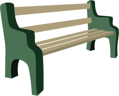 Bench At S Powered By Nickel Plate Trail With Bench - Animated Bench Png (400x323)