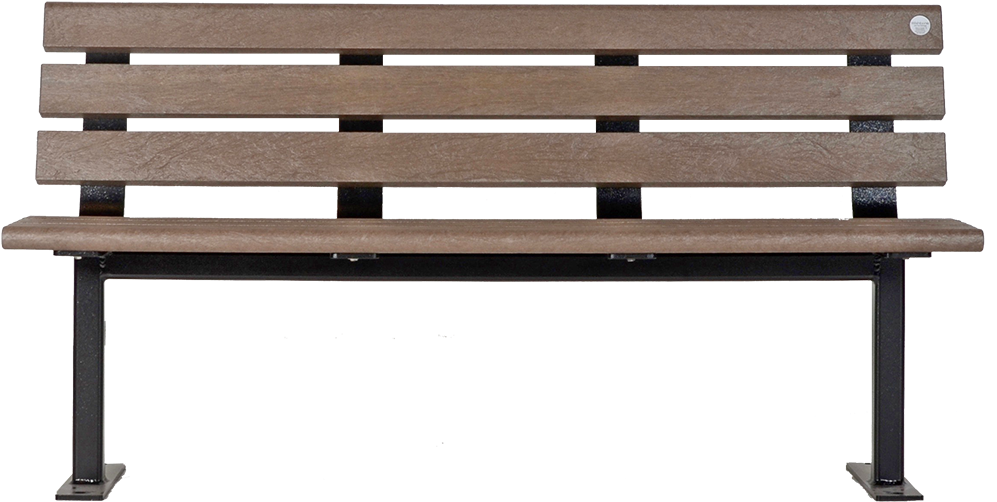 Standard Park Bench - Bench Front View Png (1200x675)