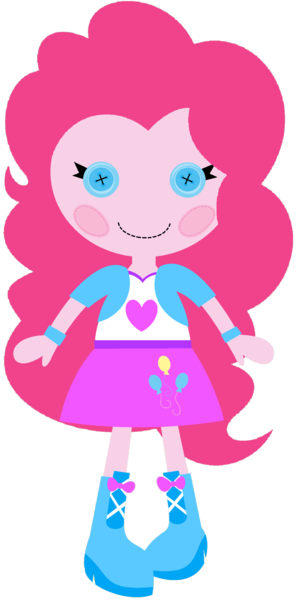 Ra1nb0wk1tty, Chibi, Clothes, Crossover, Cute, Diapinkes, - Pinkie Pie (297x600)
