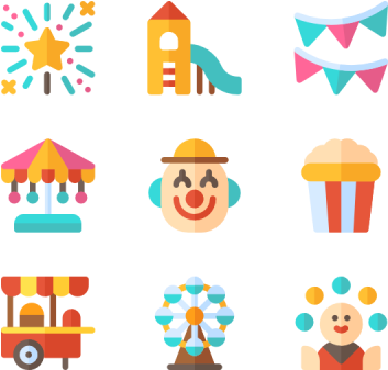 Hd Image Park Png Images - Funfair Icon (400x376)