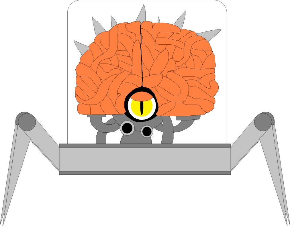 Mother Brain In Kirby's Cave Story 5 By Bluecatriolu - Cave Story (1012x789)