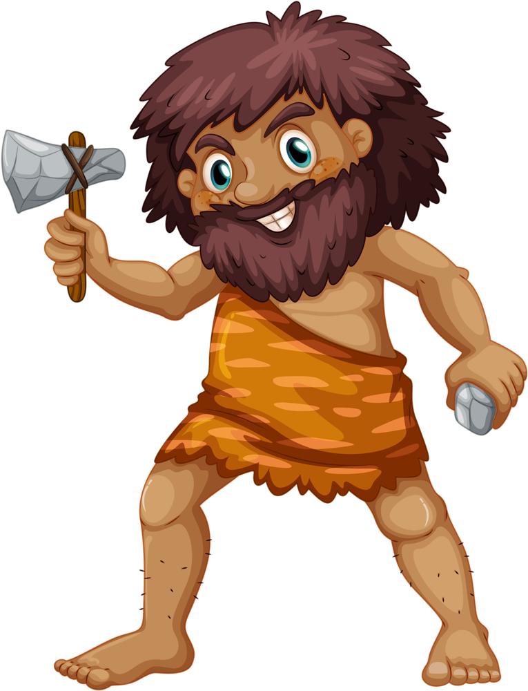 Explore Clipart, Cave, And More Pré-história E Místicos - Ancient People Cartoon (849x1024)