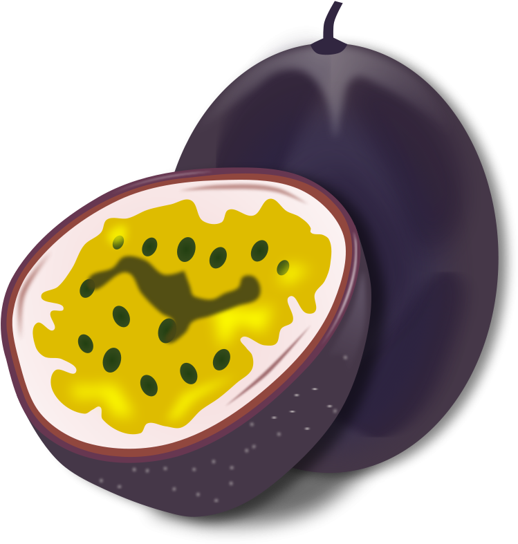 Passion Fruit Free Vector - Passion Fruit Clipart (775x800)