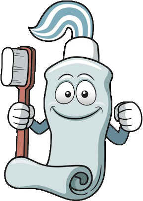 Beautiful Clipart Toothpaste Choosing The Best Toothpaste - Toothbrush And Toothpaste Cartoon (367x419)