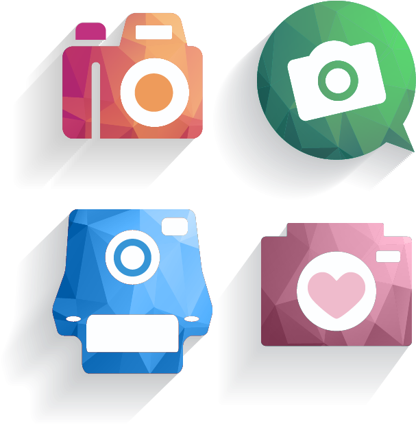 4 Creative Camera Icon Vector - Icon (652x636)