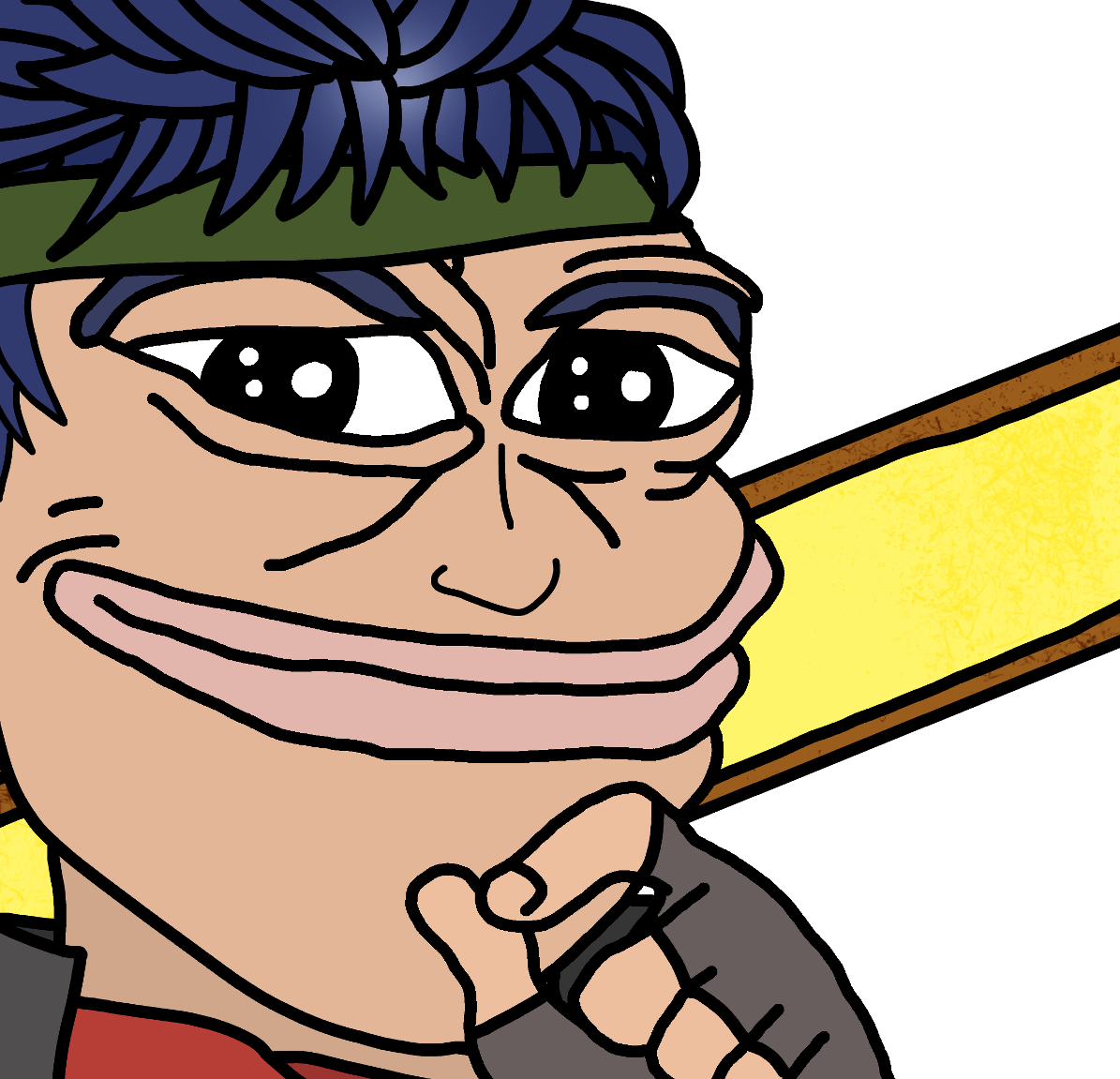 View Samegoogleiqdbsaucenao 1428899875552 , - Pepe Pepe Pepe Sticker (1195x1151)