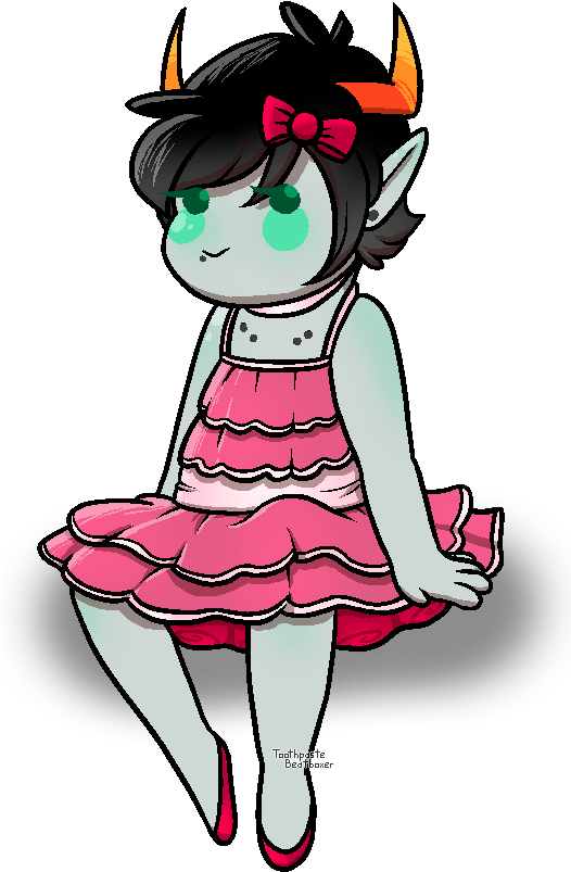 Floofy Dress By Fluffae - Cartoon (525x810)