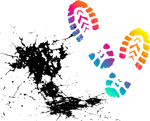 Shoe Footprint Converse Sneakers Clip Art - Shoe Footprint Converse Sneakers Clip Art (640x515)