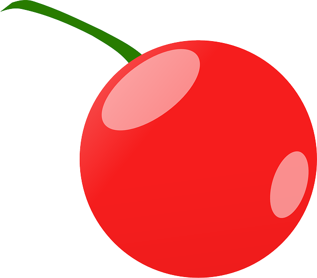 Red, Food, Fruit, Cartoon, Cherries, Cherry, Plant - Cherry Clipart Png (640x561)