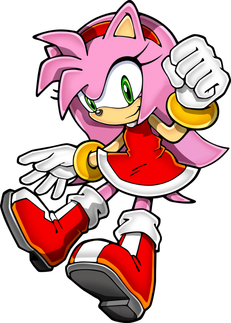 Amy With Long Hair/spines By Mrmephilesthedark - Amy Rose Long Hair (755x1057)