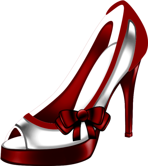 Sapatos & Bolsas & Malas - Red Shoes And Bags Clipart (600x599)