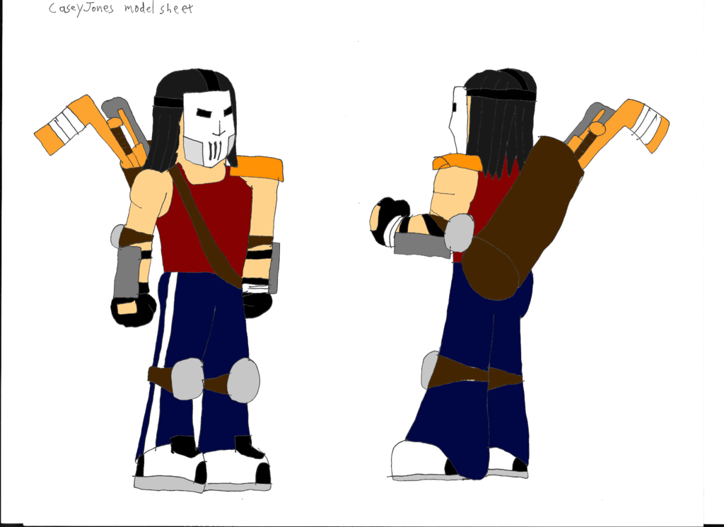 Tmnt Os Casey Jones By Tmntony - Cartoon (1024x745)