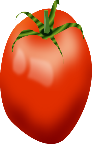Tomato Cliparts - Tomato Cartoon Png (384x598)