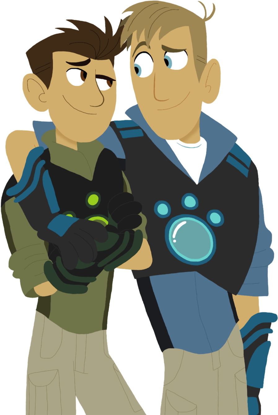 Charming Wild Kratts Clip Art Medium Size - Hermanos Kratt Dibujos (1024x1370)
