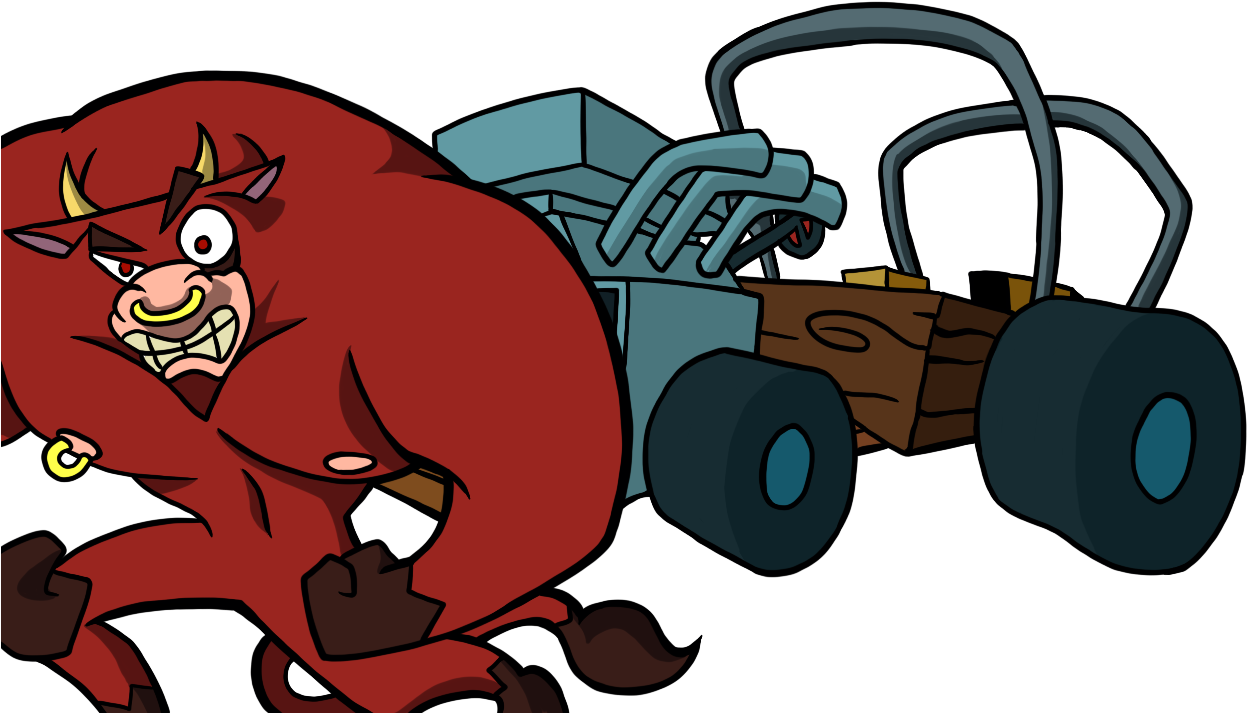 Whack Angus And His Hot Rod - Cel Damage Whack Angus (1280x960)