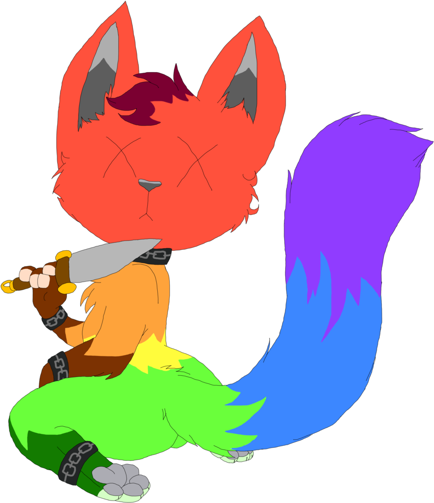 Knife To Meet You By Demonic-disaster - Cartoon (1024x1047)