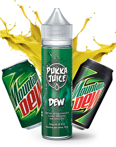 Pukka, Pukka Juice, Juice, Vape, Vaping - Mountain Dew Soda - 16 Fl Oz (568x524)