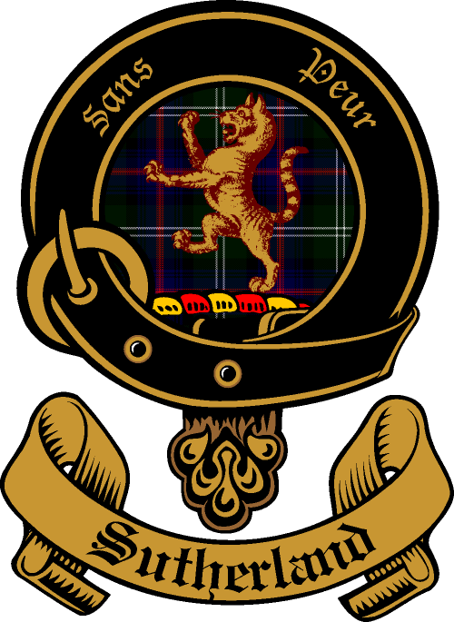 Angus Sutherland B - Sutherland Clan Coat Of Arms (500x685)