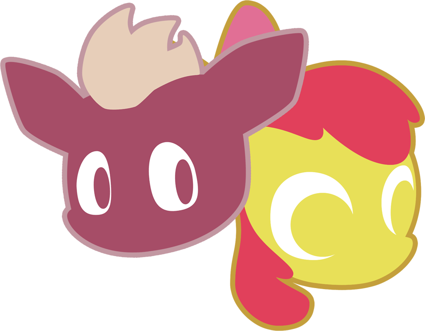 Apple Bloom, Artist - Chip And Apple Bloom (850x663)