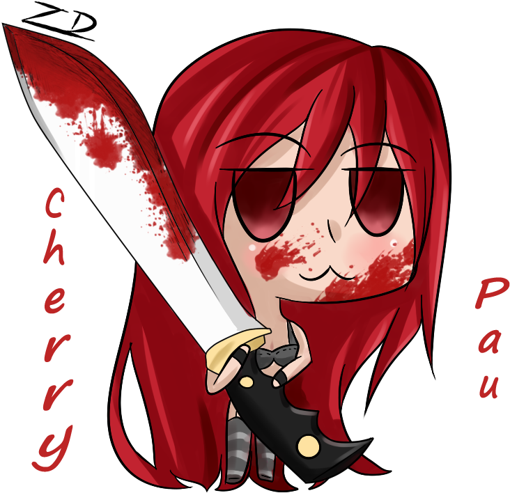 Cherry Chibi By Zamerdesk - Cherry (800x800)
