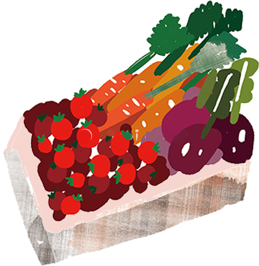 Cartoon Carrot Tomato - Cartoon Carrot Tomato (650x869)