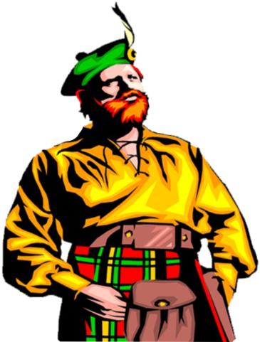 Angus Mackirk Mining & Manufacturing - Cartoon Scottish Man Png (398x480)