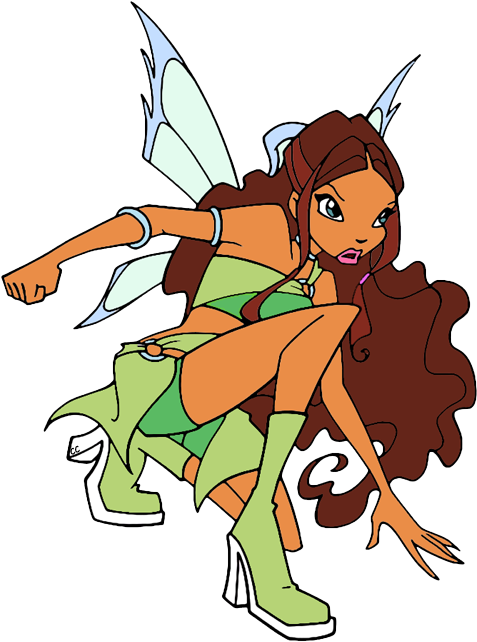 Fairy Layla - Winx Club Coloring Pages (481x648)