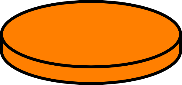 Orange Plain Dream Jar Clip Art At Clker - Clip Art (600x281)