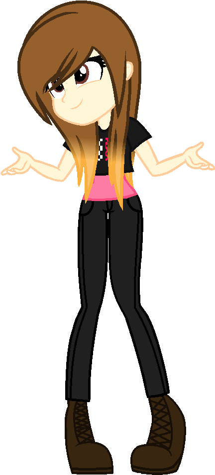 Hehe,i Call It Middle Long Hair - Pony (501x990)