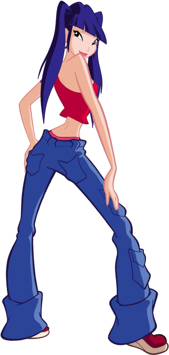Musa 1 With Long Hair By Freegirl27 - Musa Winx (632x1265)