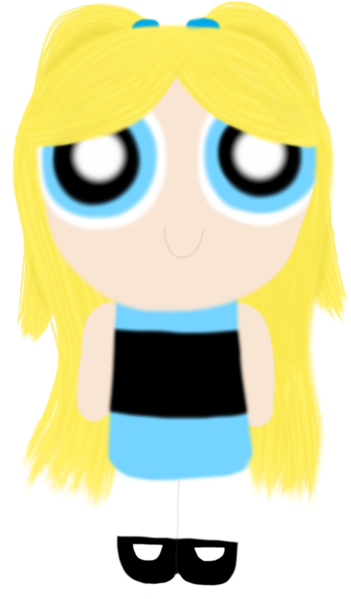 Long Hair Bubbles By Aquaseashells - Cartoon (827x967)