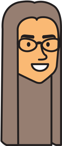 Hippie Man Head With Long Hair - Long Hair (550x550)
