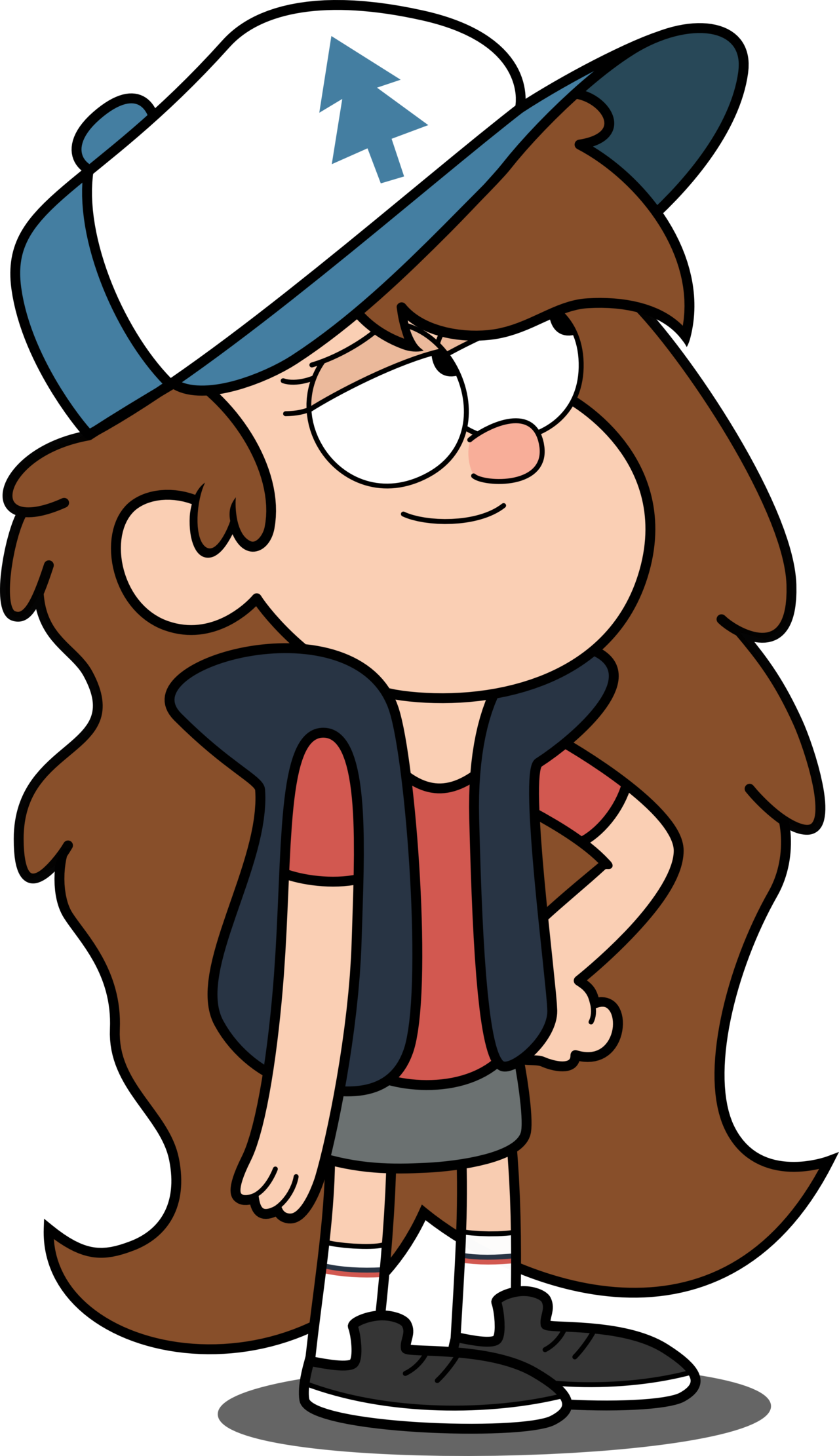 Atomicmillennial Dippie Pines By Atomicmillennial - Dipper With Long Hair (1280x2222)