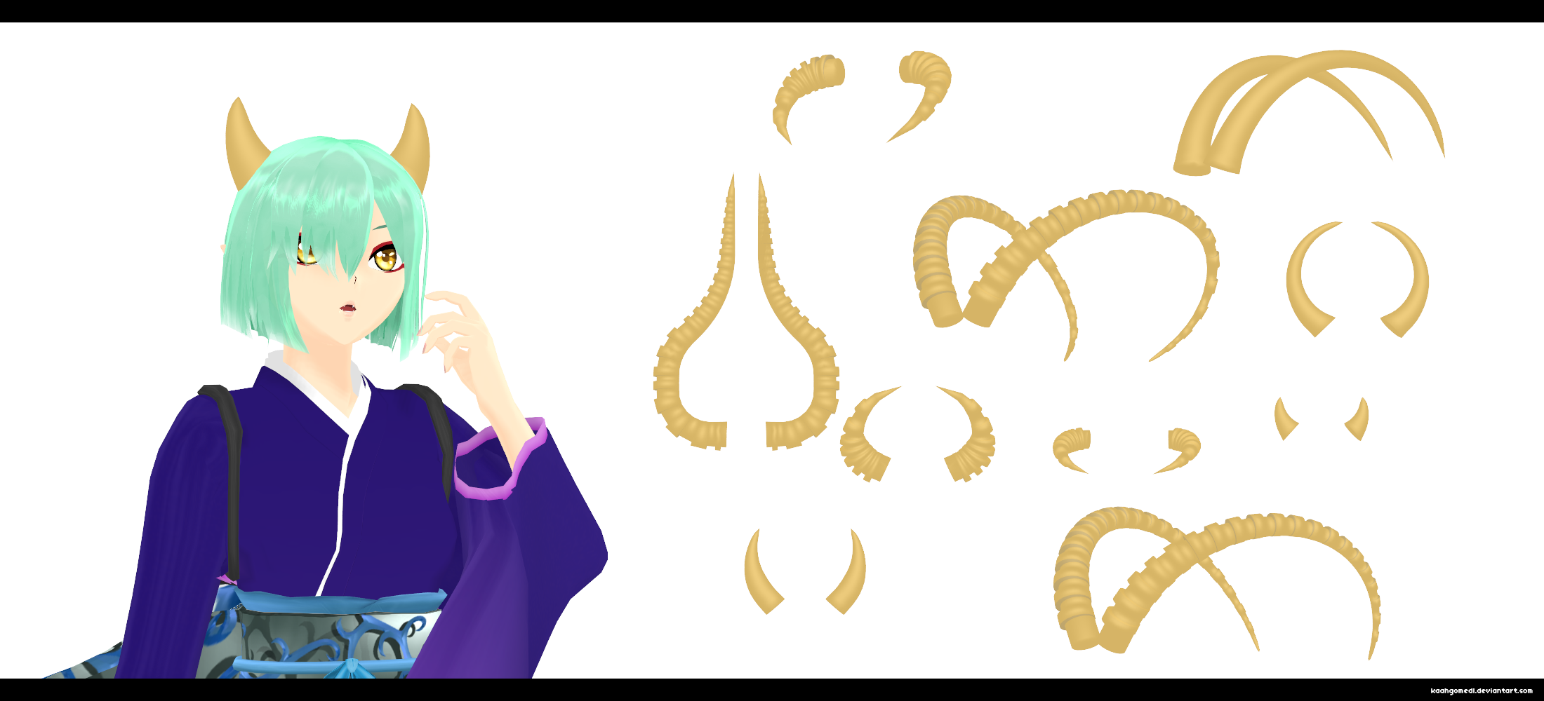 Mmd Demon Horns (2200x1000)