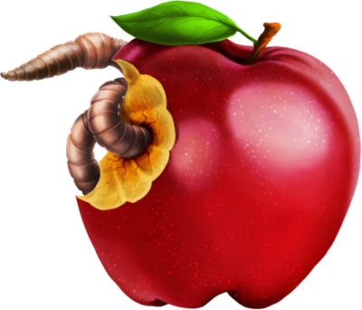 Game Icon By Allustrations2015 - Poison Apple Png (400x342)