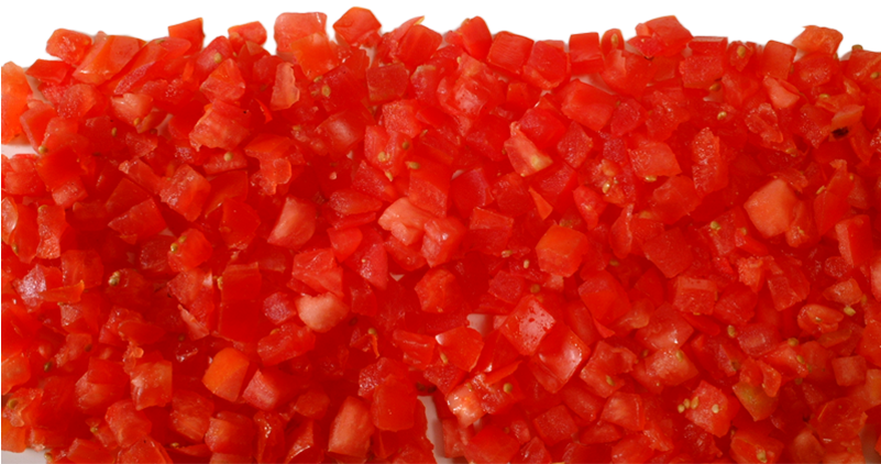 The Gallery For > Pineapple Chunks Png - Fresh Diced Tomatoes (800x535)