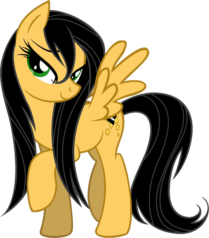Just Being Unoriginal By Emkay-mlp - Black Hair My Little Pony (703x800)
