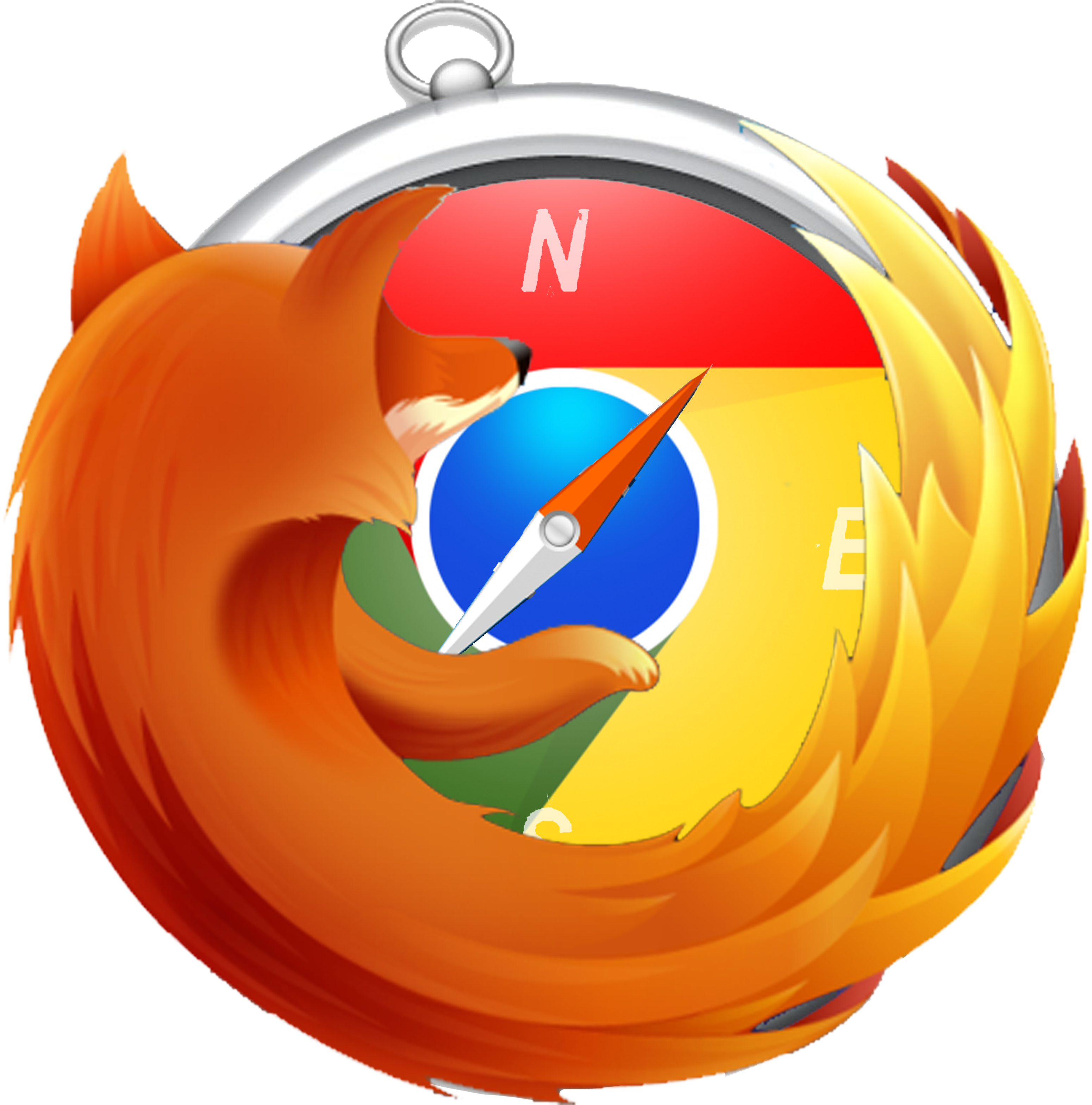 Safari Firefox Chrome Logo By Dj1001 - Firefox Chrome Safari (5000x5000)