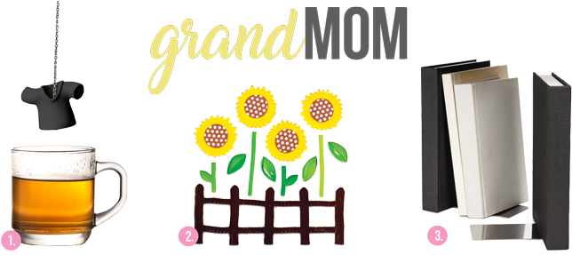 Grandma-edit - Design Ideas Tea Shirt Tea Infuser With Note Clip (black) (700x295)