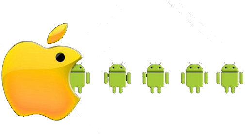 The Problem With Apple And Ebooks, Redux Apple Editorials - Apple Eat Android Png (529x291)