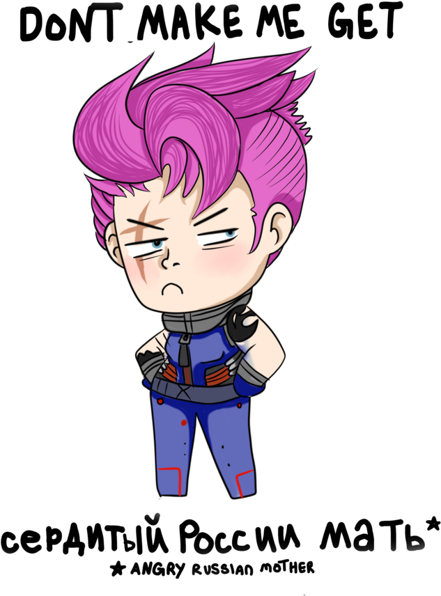 Angry Russian Mom By Lottedraven Angry Russian Mom - Art (1024x1024)