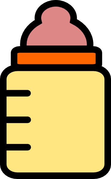 Feeding Bottle Clipart (372x598)