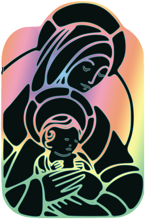 Baby Bottle Clipart 28, - Mary (466x720)