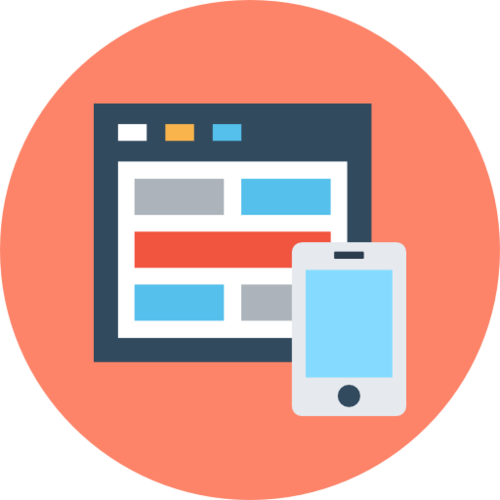 Website Design And Development Services - Icon Web Desig Free (500x500)