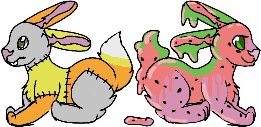 Hare Easter Bunny Pet Horse - Cartoon (1024x600)