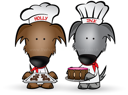 The Hungry Hounds Bakery Make Personalised Dog Birthday - Birthday Cake (487x376)