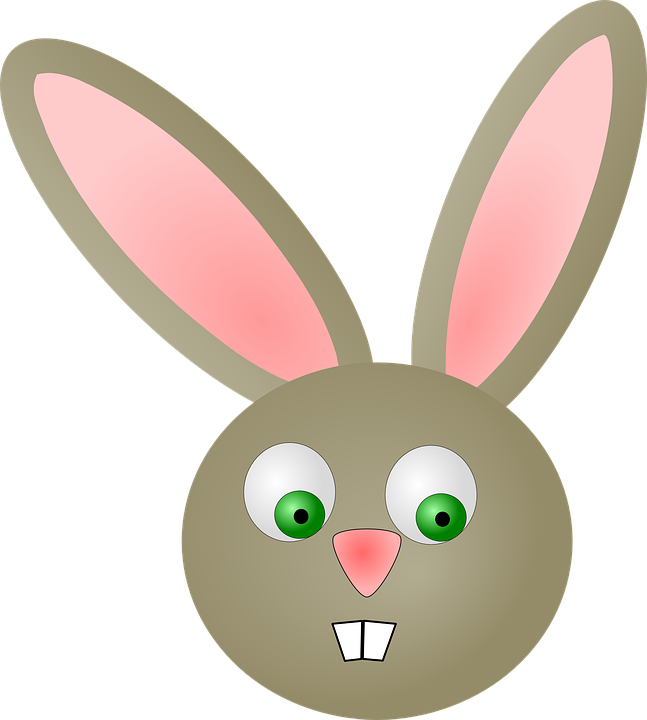 Easter Rabbit Clipart 12, Buy Clip Art - Rabbit Ears Clip Art (647x720)